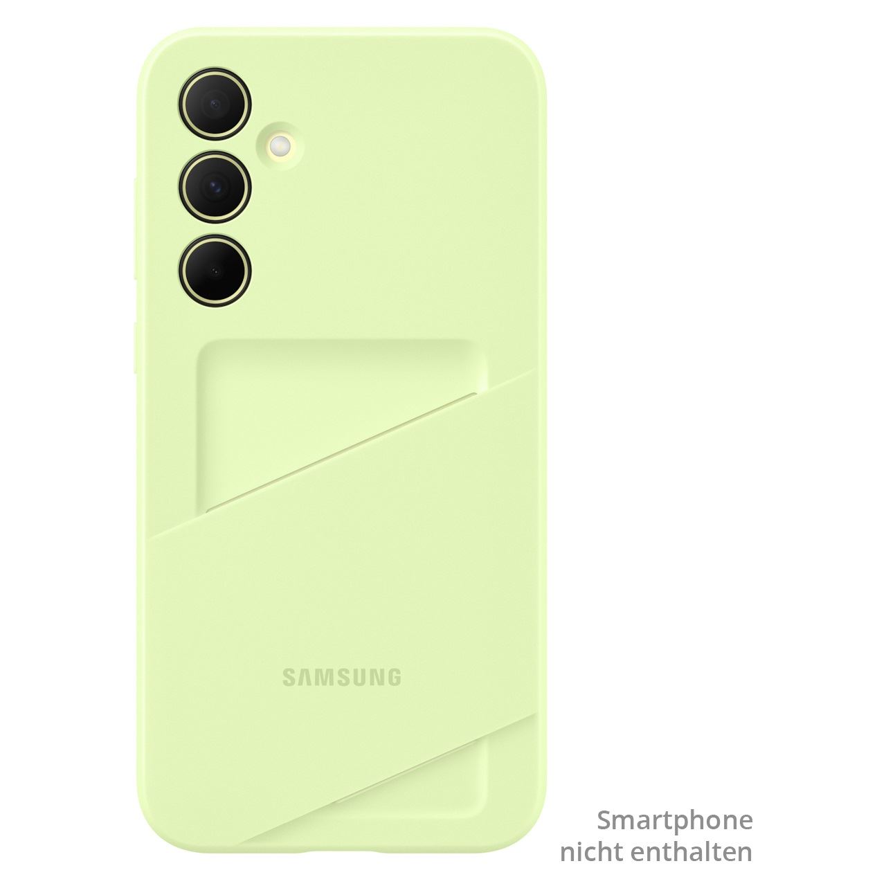 Samsung Card Slot Case für Galaxy A35 hellgrün