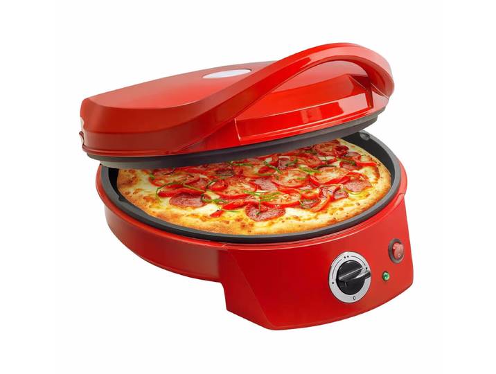 Bestron APZ400 Pizzaofen – Raclette Ofen/Raclette Grill – rot