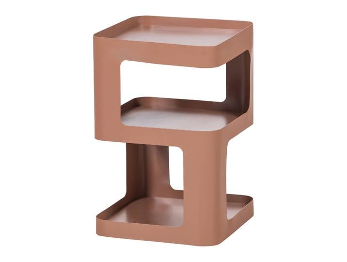 Tchibo - Woood Metall-Beistelltisch »Riv« - 36x35x54cm - rosa -
