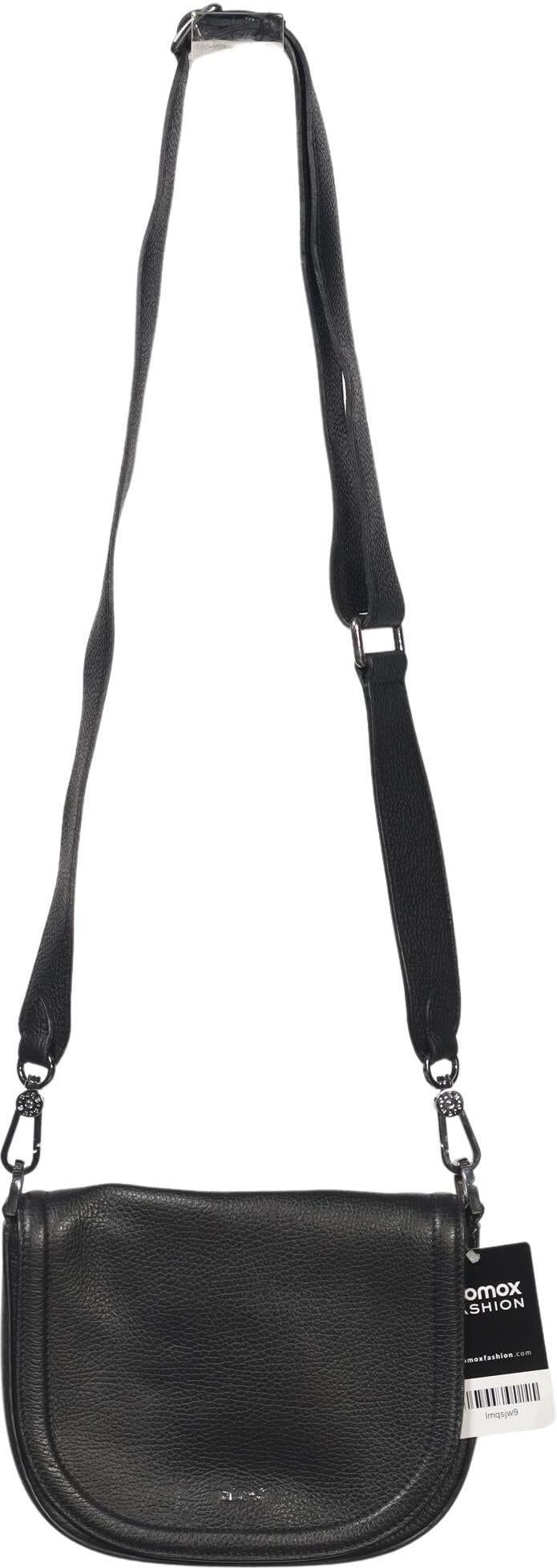 Abro Damen Handtasche klein Leder, Schwarz, Leder - Second Hand