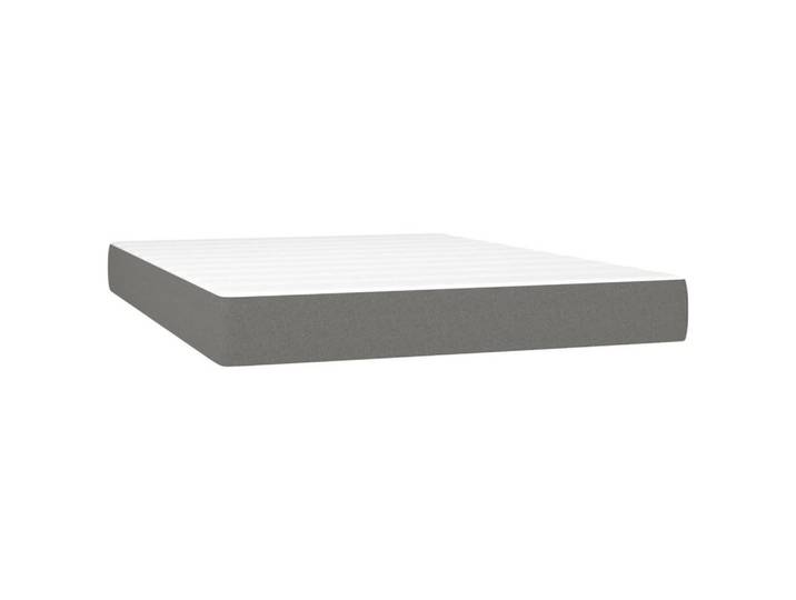 Boxspringmatratze Taschenfederkernmatratze Mittel Dunkelgrau 140x190x20 cm Stoff, vidaXL, 20 cm hoch