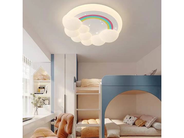 Lampes de plafond LED de dessin animé tridimensionnelles créatives lampes de chambre d'enfants modernes simples lampes d'éclairage de décoration intérieure de maison