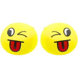 Weicher Ball Emoji Smiley Ball Gelb 9cm