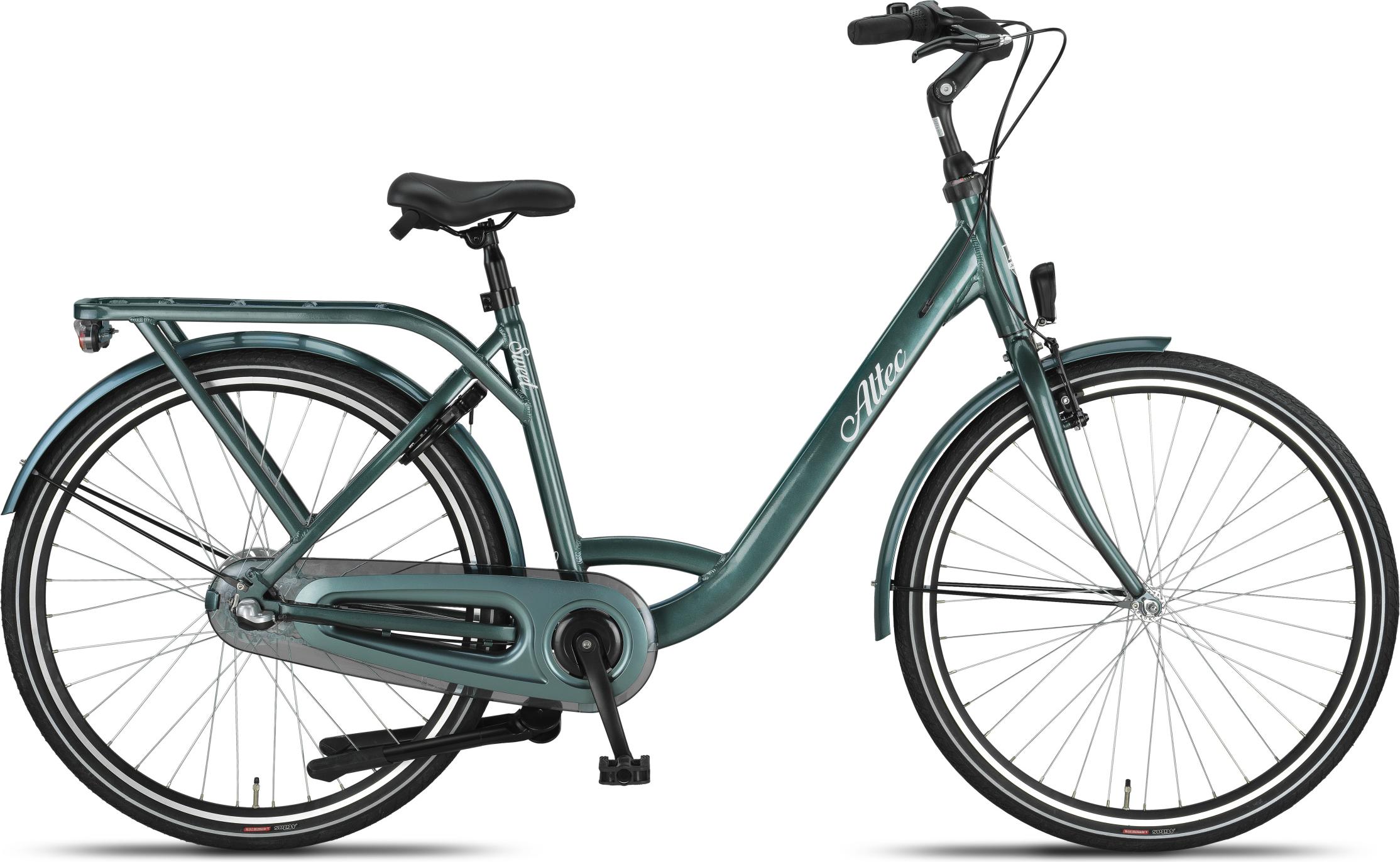 Altec Cityräder Damen Sweet Moederfiets 28 Zoll 50 cm Damen 3G Rollerbrakes Grün