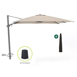 + 10 % Kassenrabatt | Shadowline Austin Ampelschirm 300x300 cm