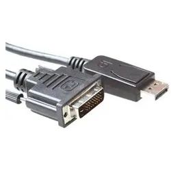 ACT Conversion cable DisplayPort male to DVI male 5,00 m. Length: 5 m Dp male (5 m), Videokabel, Schwarz