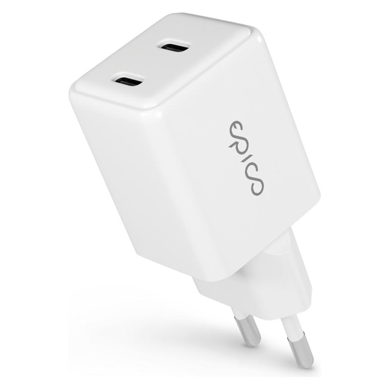 Epico UltraBoost EA35 GaN bílá / Síťový adaptér / 35W / 2x USB-C (35 W, 2 Ports) (9915101100224)