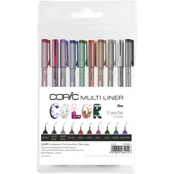 Copic, Schreibstifte, Multiliner Color Set, 0,3mm, 10 Stück (10x)