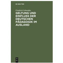 Schneider:Geltung und Einfluss der deut, Fachbücher von Friedrich Schneider