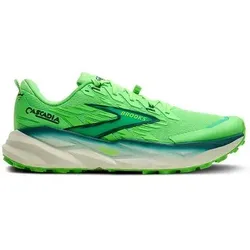 BROOKS Herren Trailrunningschuhe Cascadia 19, Größe 44 in Grün Grün