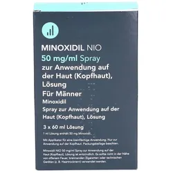Minoxidil NIO 50 mg/ml zur Anwendung auf der Kopfhaut Männer