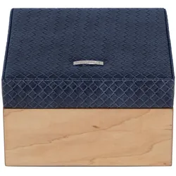 Windrose Schmuckkästchen Wood 803929 flechtoptik blau - 11