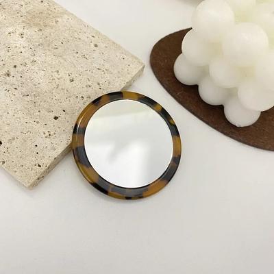 Uplift Essentials Vintage Floral Compact Mirror Dual Sided Retro Rose Pocket Mirror style 2