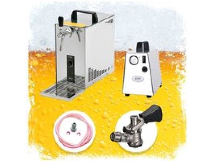 Tireuse à Bière Complète avec Refroidisseur Instantané et Valise de Transport 35L/h