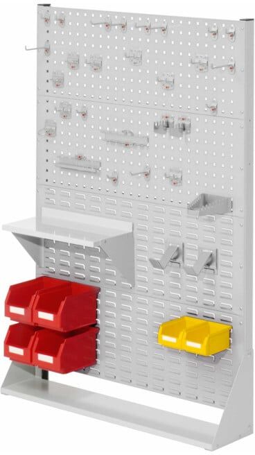 Kappes Stellwand RasterPlan Gr. 4 einseitig RAL 7035 mit Ausstattung 1 (7004.02.1013)