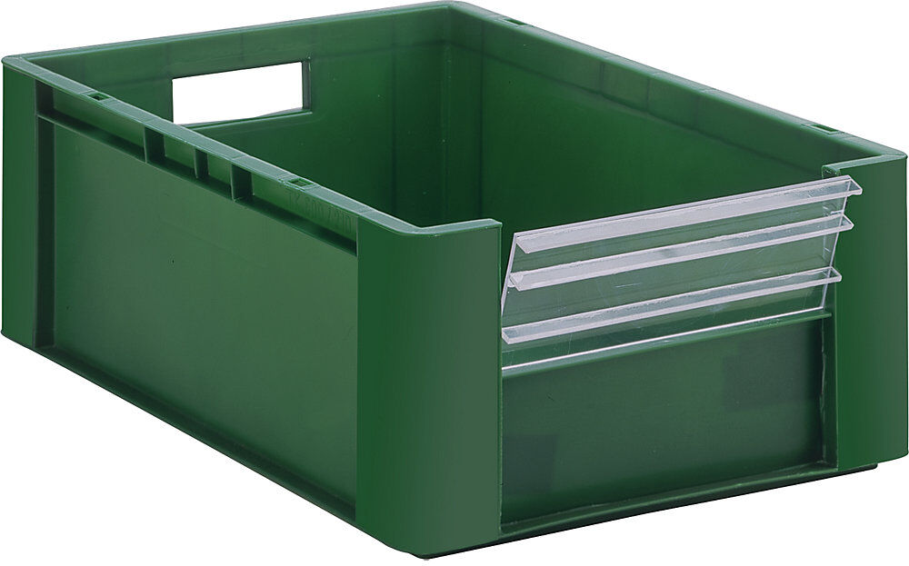 kaiserkraft Sichtscheibe für Sichtlagerkasten, für Inhalt 80 l, VE 10 Stk, transparent
