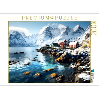 CALVENDO Puzzle Rote Häuser | 2000 Teile Lege-Größe 90x67cm Foto-Puzzle für glückliche Stunden, Sonstige von , Calvendo Puzzle