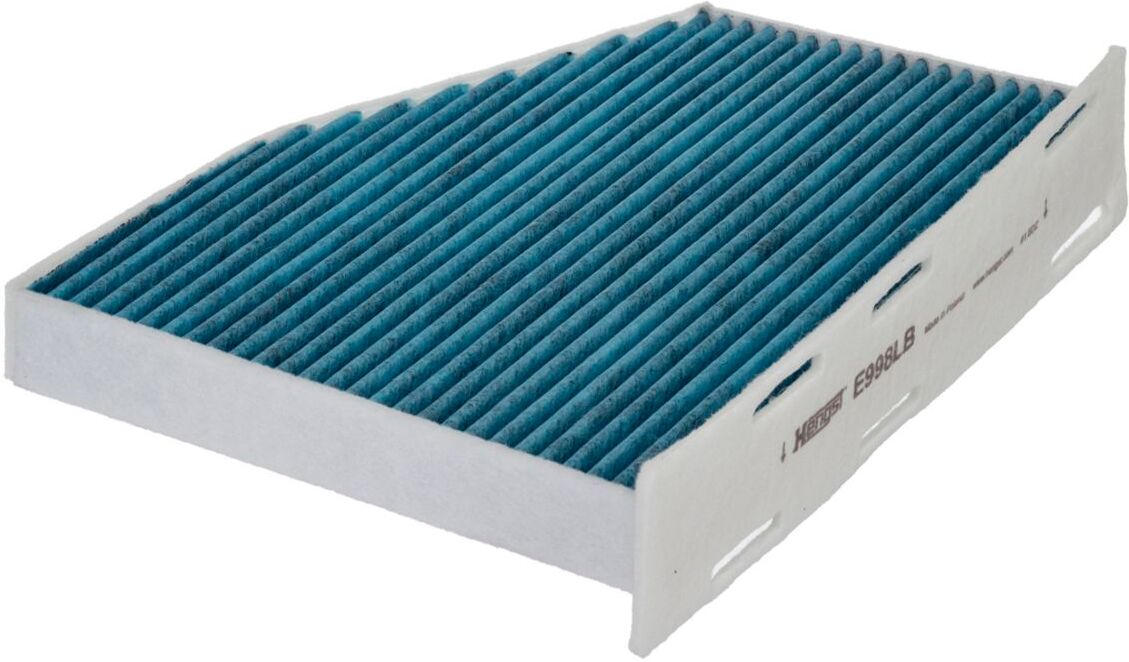 Innenraumluftfilter mit Aktivkohle HENGST Filtration Blue.care E998LB