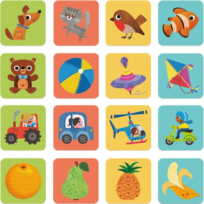 Mémoire Sensorielle pour les Petits Touche et Joue - Headu