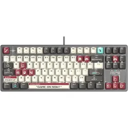 A4Tech 47389 Blutige S98 USB Limette (US, Kabelgebunden), Tastatur, Schwarz, Grün