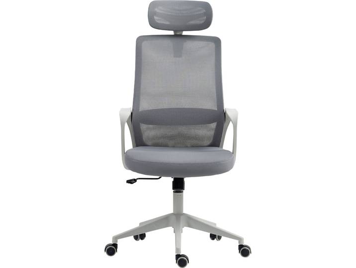 Bürostuhl Charleston hellgrau Nylon H 117 cm