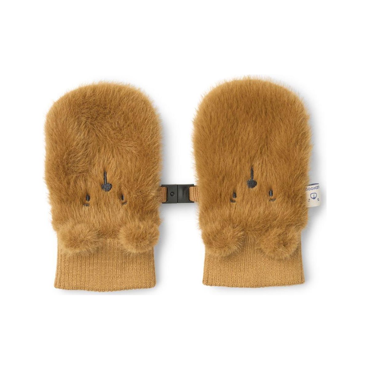 Liewood Lizzy Plush Bear Mittens golden caramel (3050) 9/12 M LW21149-3050-9/12 M-CU