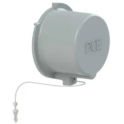 PCE 20325 Wasserschutzkappe IP67 für CEE-Stecker 32A (5p) grau