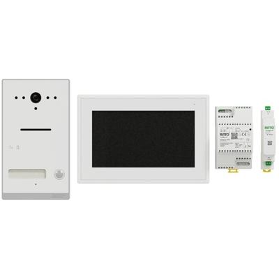 Ritto Video-Türsprechset,2-Draht,1xTeiln,weiß,weiß,1LS