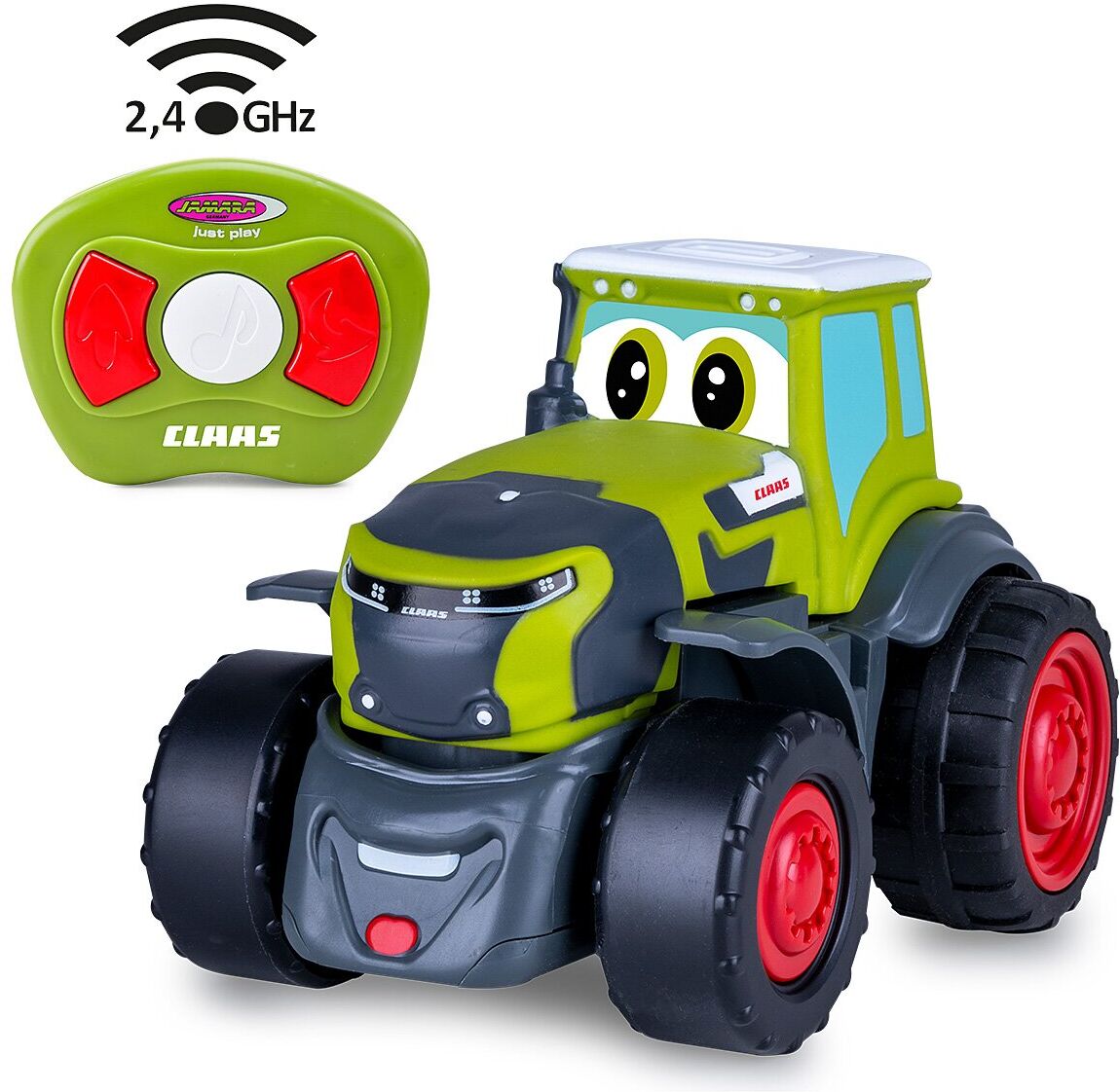 RC-Traktor JAMARA "Claas My first RC Traktor 2,4GHz mit Sound", grün, Fernlenkfahrzeuge, KinderB:12,5cm H:12,5cm T:17,6cm, RC-Traktor, B:12,5cm H:12,5cm T:17,6cm