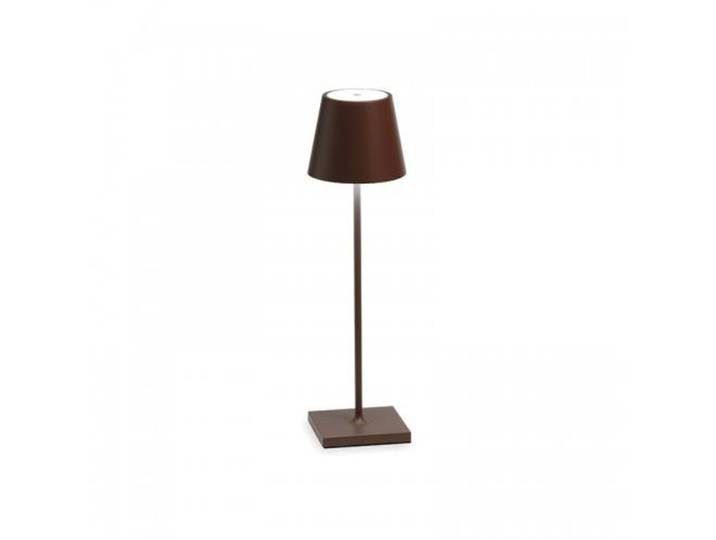 ZAFFERANO set de 3 lampes de table POLDINA (Corten - Aluminium peint et polycarbonate)