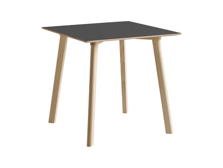 HAY CPH210 Deux 2.0 Tisch 75x75 cm Stone grey-untreated beech