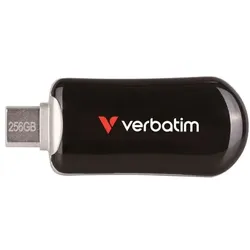 Verbatim USB-Stick »Plectra USB-C« 256 GB schwarz, 2.05x0.82x4.9 cm