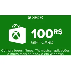 XBOX Live-Geschenkkarte 100 BRL