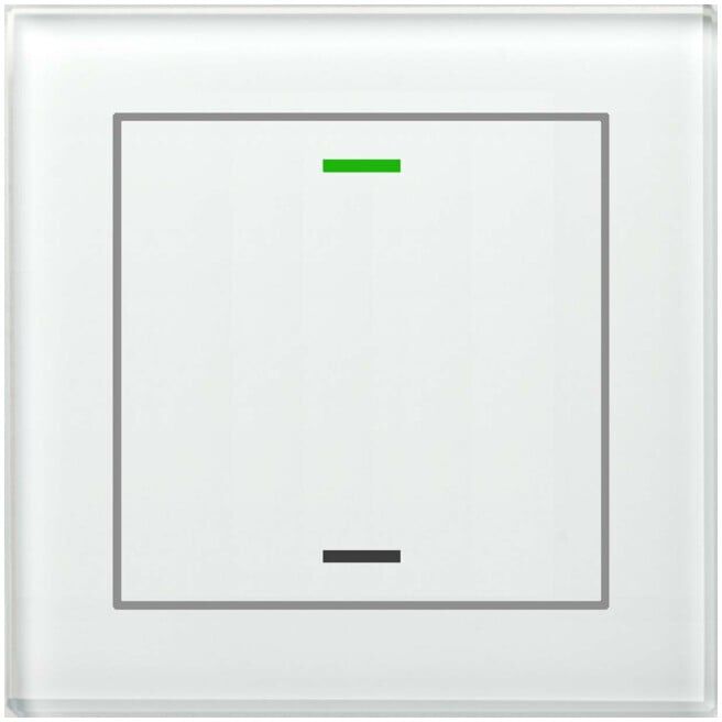 MDT technologies Glastaster II Light 1 voie RGBW, blanc, neutre BE-GTL1TW.01 (BE-GTL1TW.01)