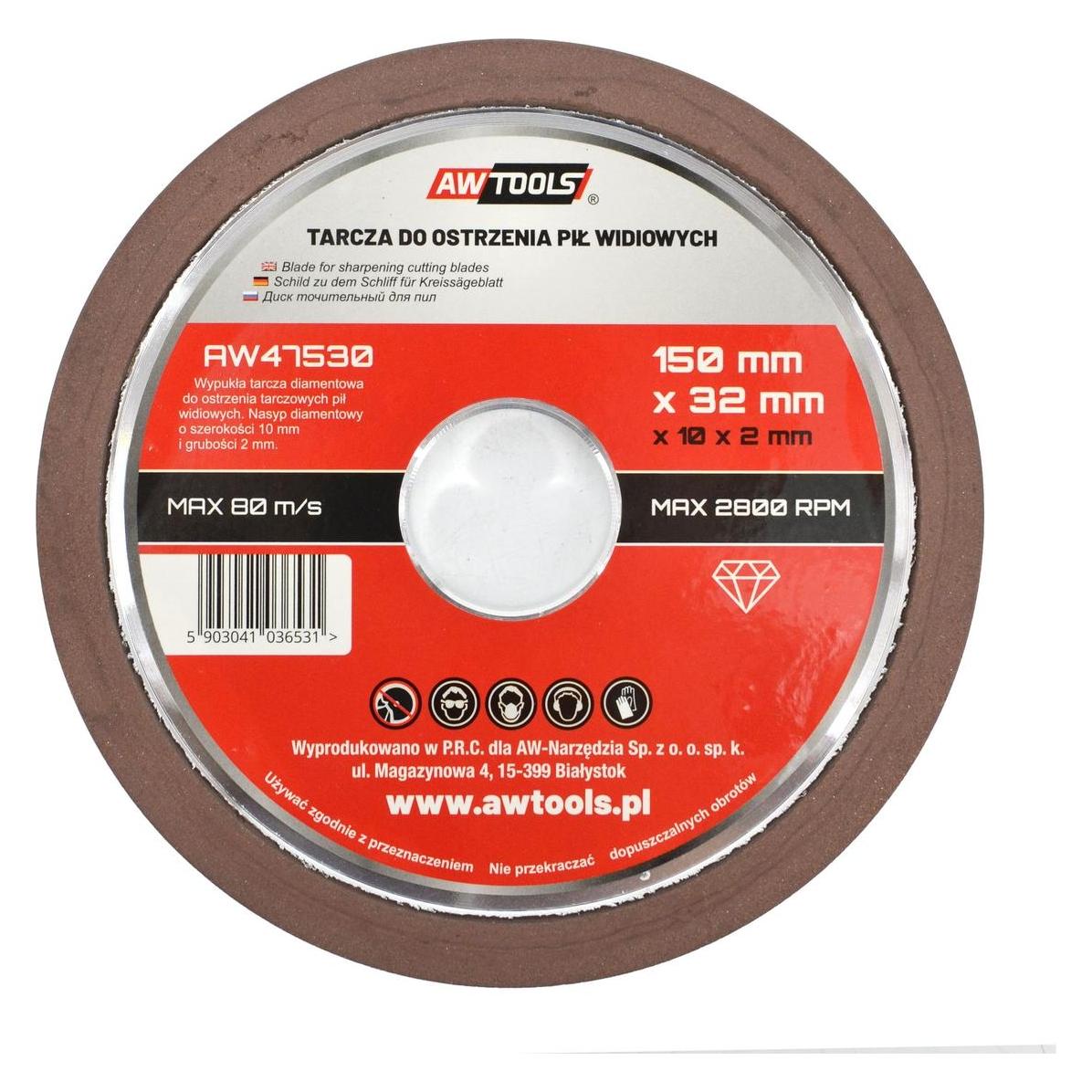 Awtools Aw Tarcza Do Ostrzenia Pił Widiowych 150mm (AW47530)