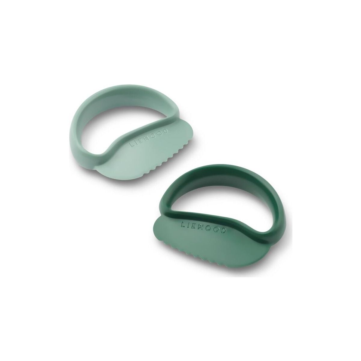 Liewood Riven Toddler Safe Cutter 2-Pack peppermint / garden green (1040) ONE SIZE LW21071-1040-ONE SIZE-CU