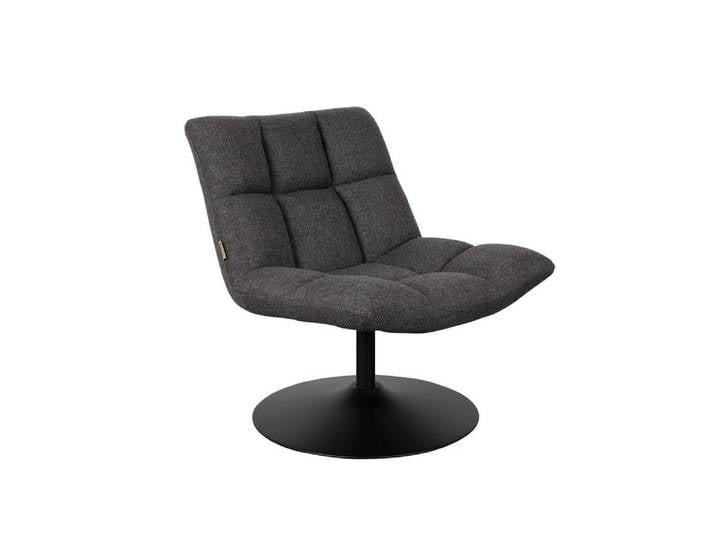 Loungesessel Belendo – aus Stoff in Dunkelgrau - Dunkelgrau - Stoff - Luxusbetten24