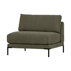 Modulsofa Couple Loveseat Element, moderner Melange-Stoff, flexibel, grün, gepolstert