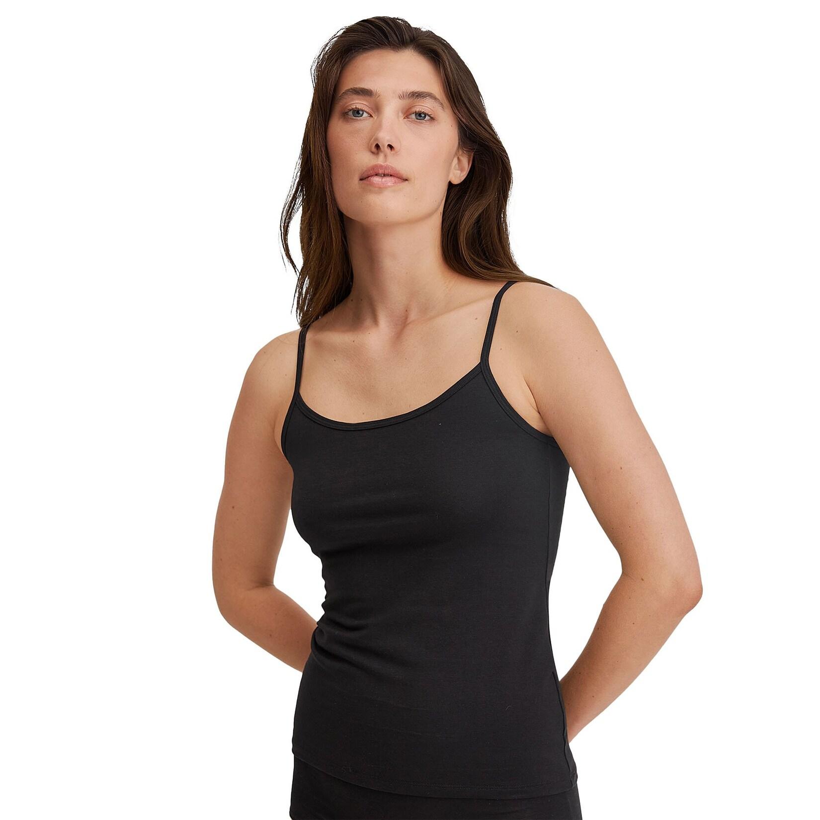 Spaghetti-Top Essential Cotton Damen Unterhemd