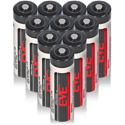 10x EVE ER14505 AA Lithium-Thionylchlorid 3,6V 2400mAh Batterie