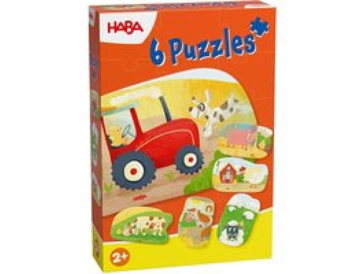 6 erste Puzzles - Bauernhof