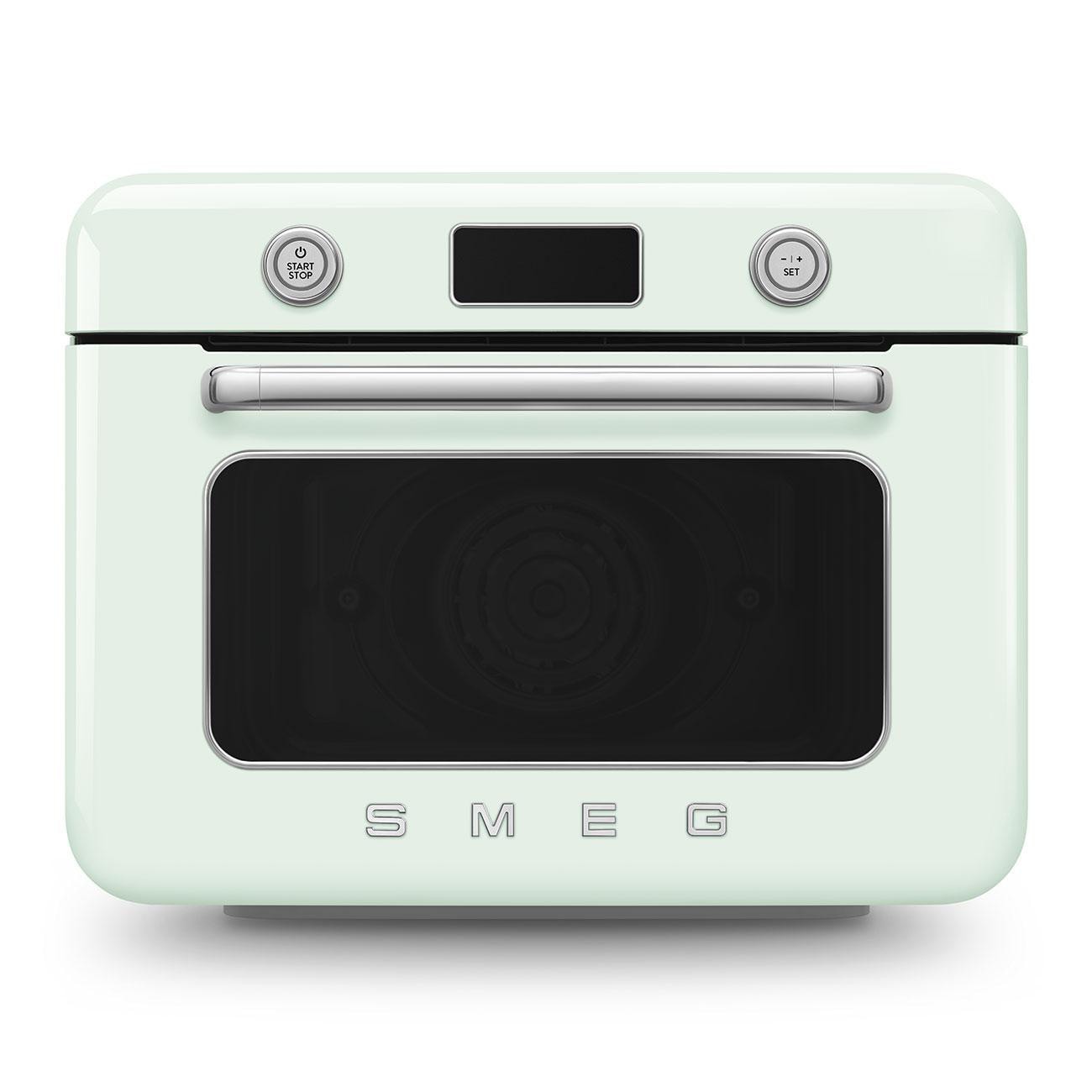 Smeg 50's Style Kombi-Tisch-Dampfbackofen Pastellgrün COF01PGEU