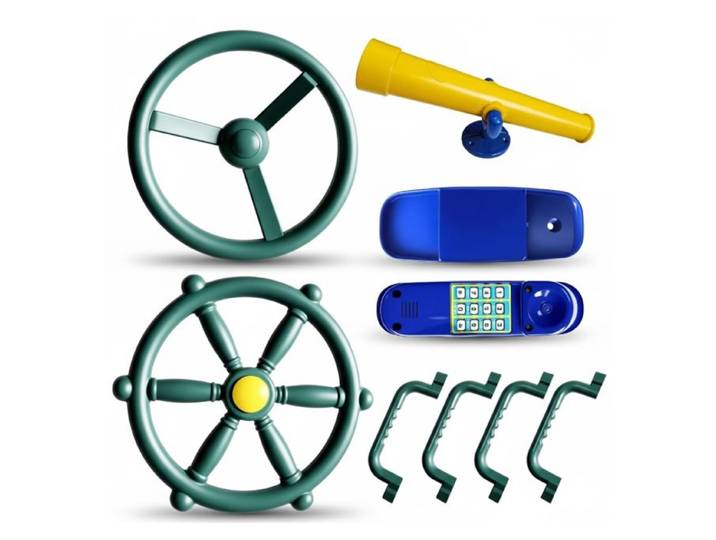 Relaxdays 8 accessoires pour tour de jeu