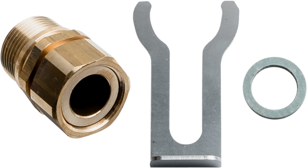 Wolf Gasanschluss 207496999 mit 3/4" Überwurfmutte, für CGB-2-38/55