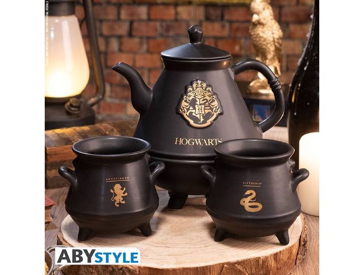 HARRY POTTER Théière Set avec chaudrons Poudlard