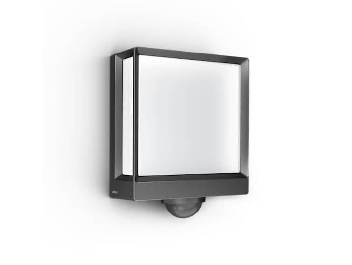 Steinel LED Außenwandleuchte L 40 SC Connect, 180° Bewegungsmelder, smarte Außenleuchte, Softlichtstart, bedienbar per App, anthrazit