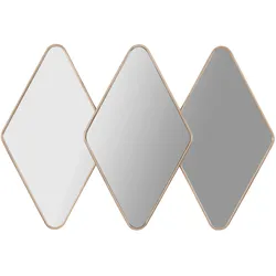 Wandspiegel Angolo Goldfarben Metallrahmen