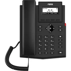 Fanvil IP Telefon X301W schwarz, Telefon, Schwarz