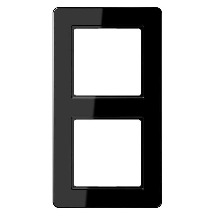 JUNG Einbaurahmen 2f sw glz A / A FLOW Kst AF582BFSW (AF582BFSW)
