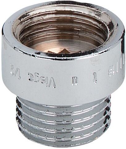 Viega Hahnverlängerung 447151 3526, in G1/2 x 10mm Rotguss verchromt